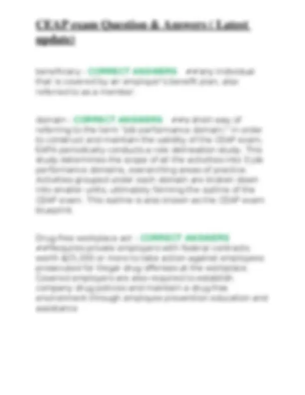 CEAP Exam Q&A: Employee Assistance Program Essentials | Exams Nursing ...