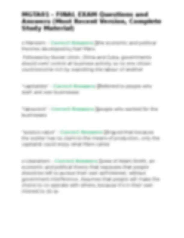 MGTA01 - FINAL EXAM Questions and Answers (Most Recent Version ...