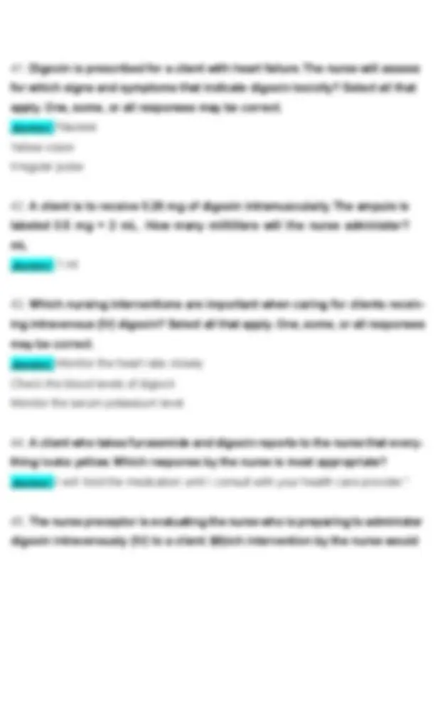NUR 242 Exam 2 Study Guide with Answers 2025 – Galen College of Nursing ...