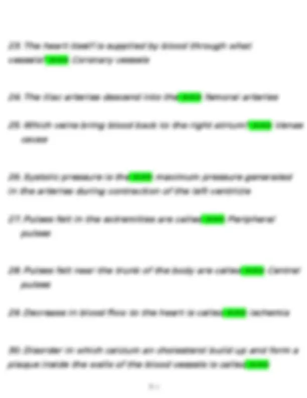 EMT FISDAP Cardiology Exam Questions and Answers (2025) | Expert ...