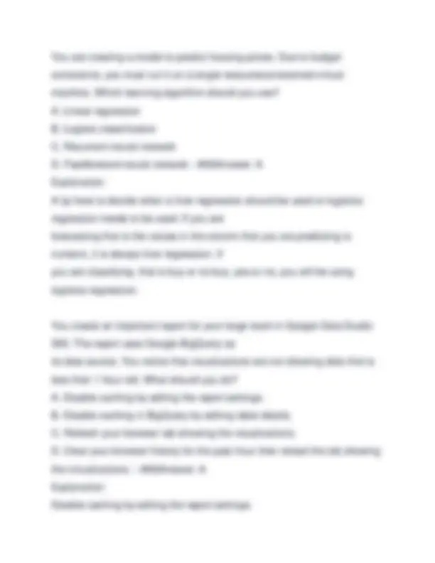 Google Cloud Professional Data Engineer Certification Exam Questions ...