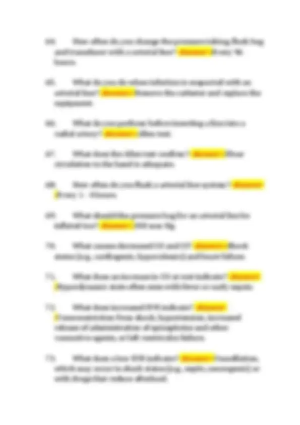 NCLEX Critical Care Nursing – Practice Questions with Verified Correct ...