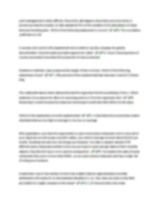 AP Statistics final exam QUESTIONS AND 100% CORRECT ANSWERS UPDATED FOR ...