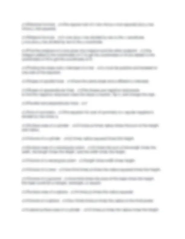 Ncssm Math Assessment Example Questions NCSSM PLACEMENT TEST FINAL PAPER 2025/2026 QUESTIONS WITH ANSWERS ...