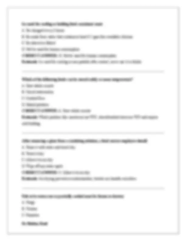 Texas Food Manager Exam 2025/2026: Practice Questions and Answers ...