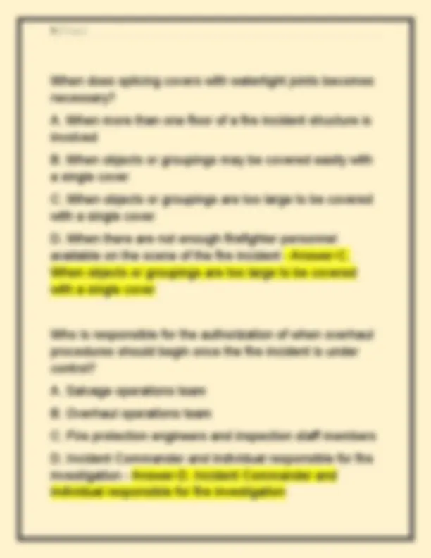 BEFO Take Home Test 1A, 2A & 3A Newest 2025/2026 Complete All Questions ...