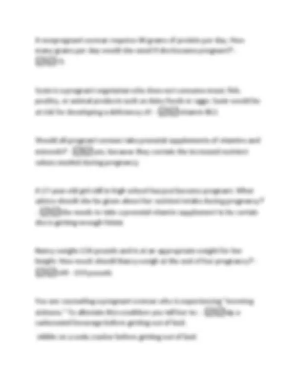 Nutrition Exam Questions and Answers 2025/2026 | Exams Nutrition | Docsity