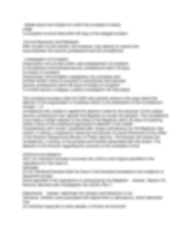 Alberta Basic Security Training - Module 1: Key Concepts and ...