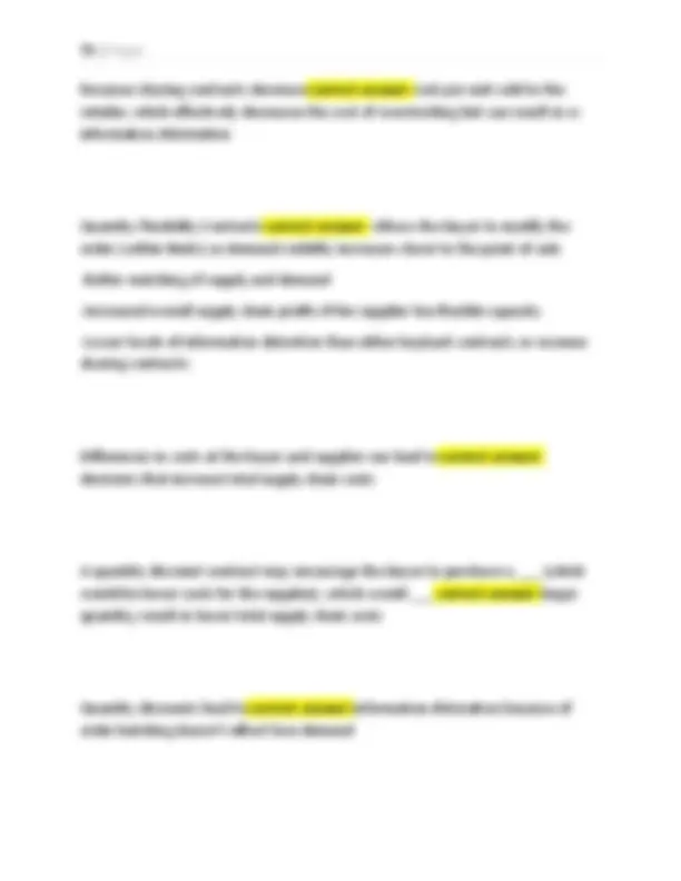 Csca Example Questions CSCA Exam Questions and Answers: Supply Chain Management | Exams ...