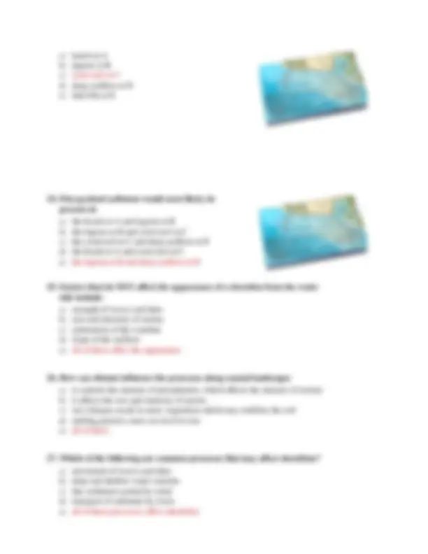 GEOL 101 Exam 2 Study Guide: Sedimentary Rocks, Water, Groundwater ...