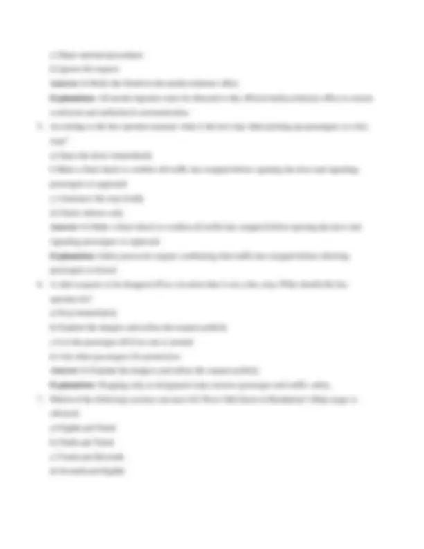 MTA Bus Operator Exam 2026: Free Practice Test & Answers | Exams ...