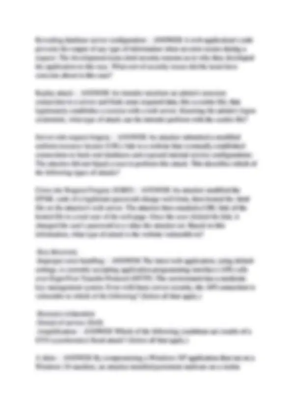 CompTIA Security+ SY0-601 Certification Exam Questions and Answers ...
