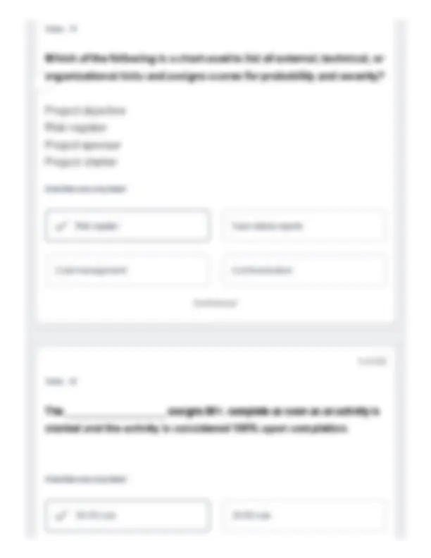 Project Object Question Example Project Management Objective Assessment: Questions and Answers | Exams ...