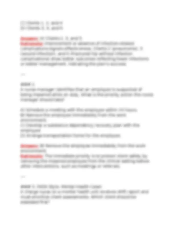 ATI Comprehensive Exit Exam Retake 1 Nursing Test Bank NGN Style ATI Comprehensive Exit Exam Retake 1 Nursing Test Bank NGN Style