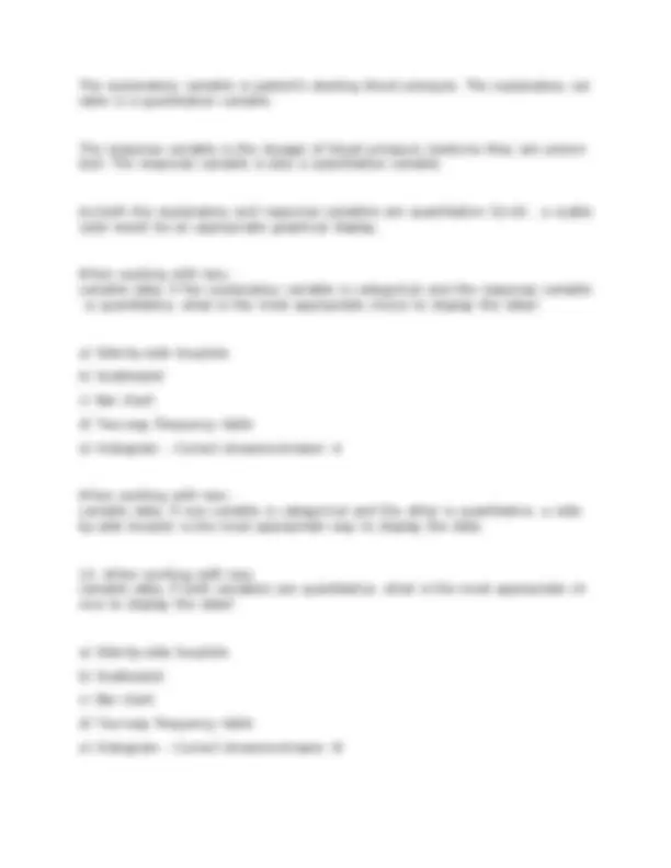 Statistics Module 5 Exam Questions and Answers 2025 | Exams Advanced ...