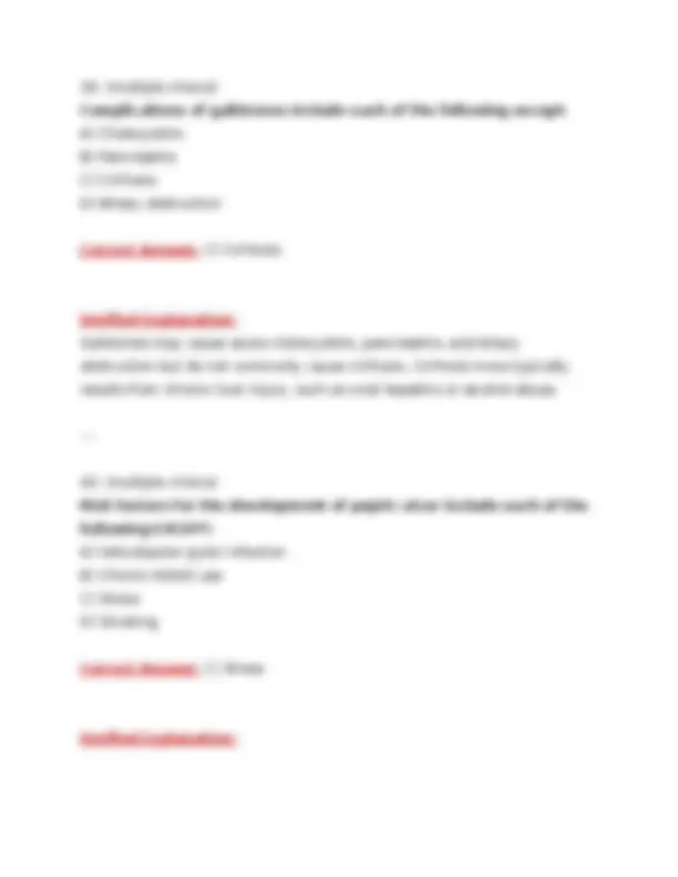 BIOD 331 | NURS 231 Pathophysiology Final Exam 2025/2026 | Portage ...