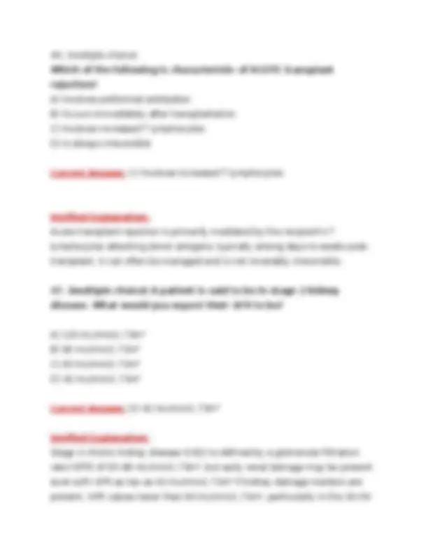 BIOD 331 | NURS 231 Pathophysiology Final Exam 2025/2026 | Portage ...
