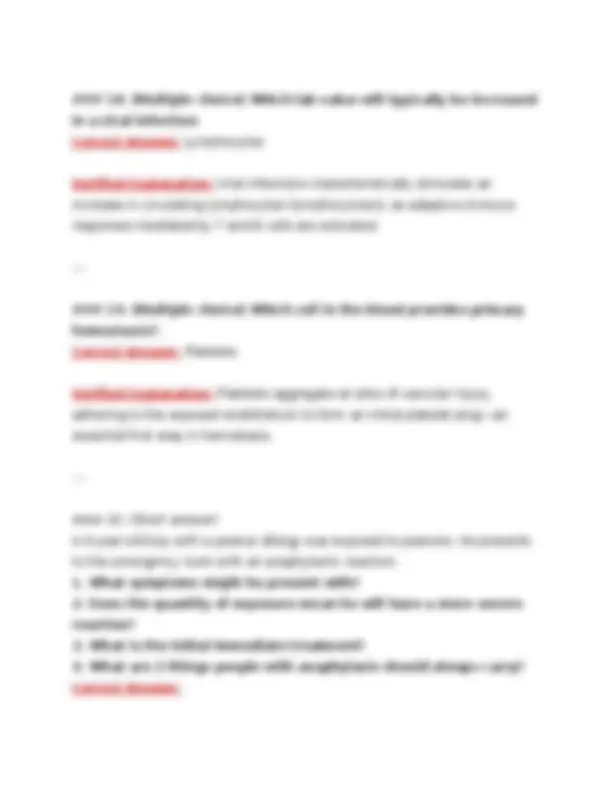 BIOD 331 | NURS 231 Pathophysiology Final Exam 2025/2026 | Portage ...