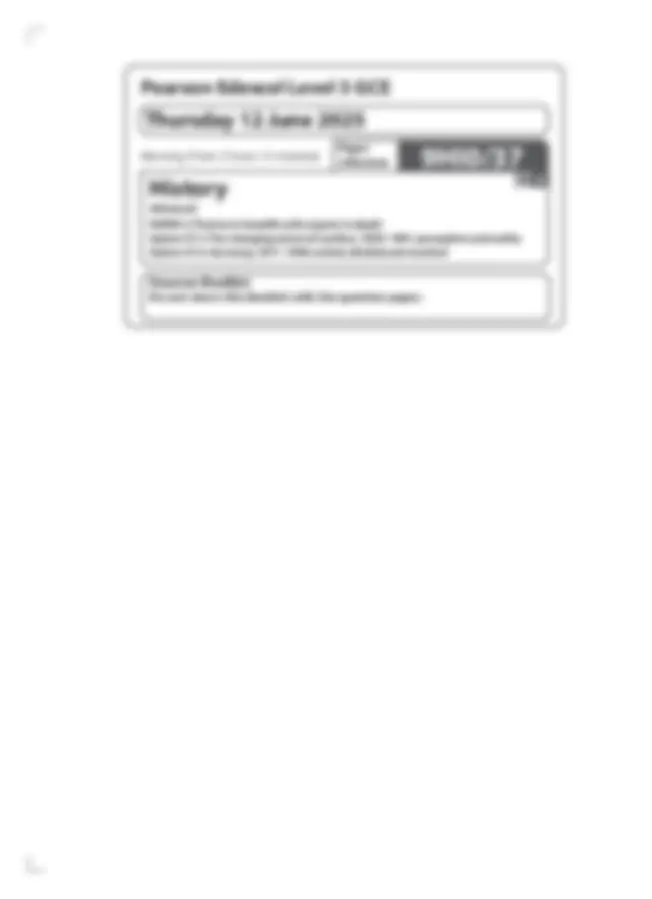 MERGED QUESTION PAPER AND MARK SCHEME 2025 Pearson Edexcel In GCE ...