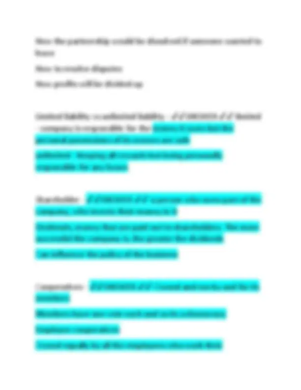 Business Unit 1, 2 &4 Notes 2025 with 100% Correct Answers | Updated ...