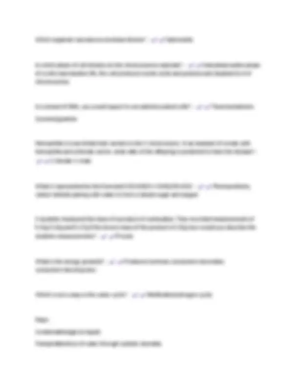 Hesi A2 Biology Practice Questions with 100% Correct Answers 2025/2026 ...