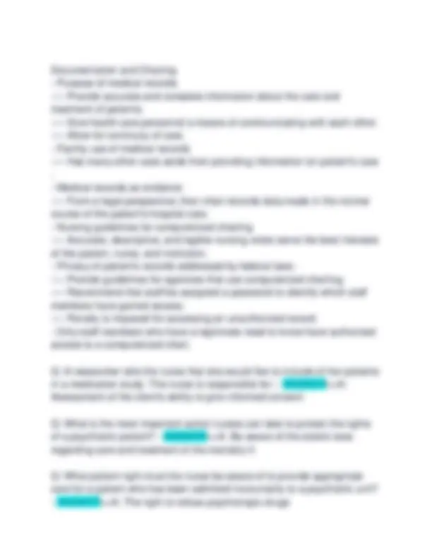 Mental Health Nursing Exam Review: Key Concepts and Objectives | Exams ...