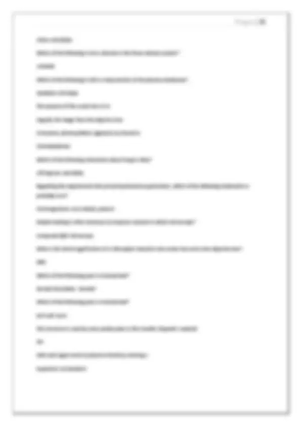 BIO 220 FINAL EXAM REVIEW QUESTIONS AND ANSWERS |ALREADY RATED A+ 2025 ...