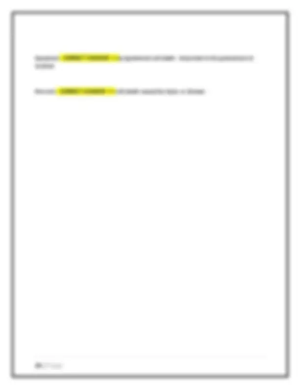 TAMU BIOL 319 LATEST EXAM QUESTIONS & CORRECT DETAILED ANSWERS WITH ...