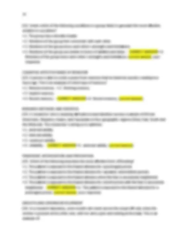 EPPP PSYCHOLOGY LICENSING EXAM 2023- 2024 ACTUAL EXAM 200 QUESTIONS AND ...