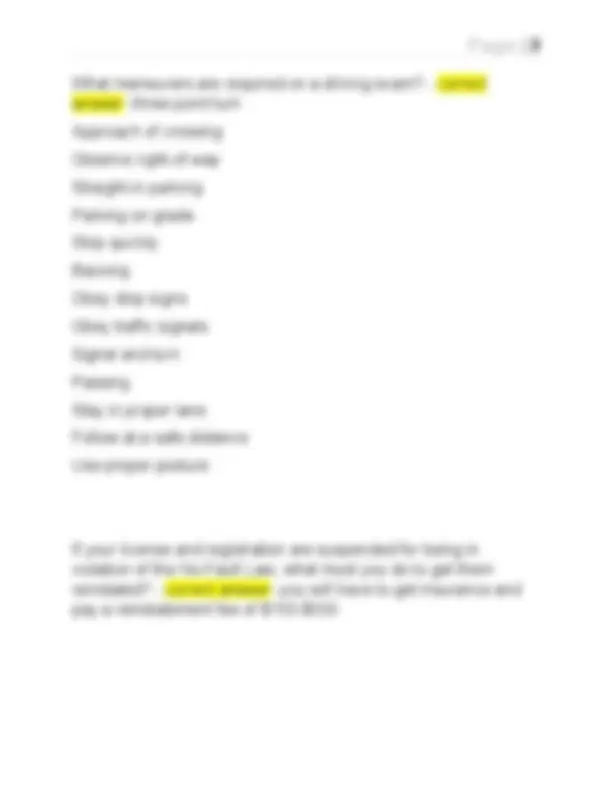 Florida Driver's License Handbook Study Guide | Exams Traffic Control ...