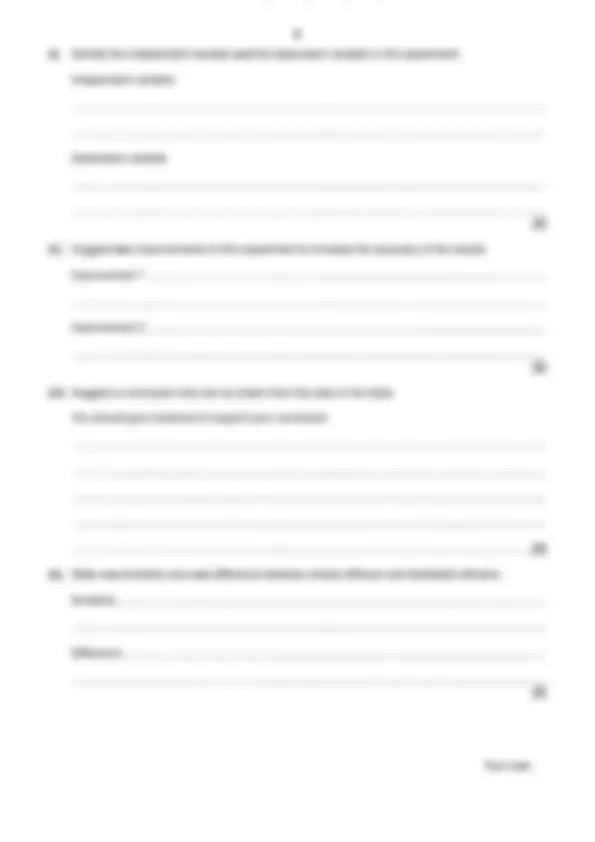 AS Level BIOLOGY A Paper 2 JUNE 2025 Official QUESTION PAPER AND MARK ...