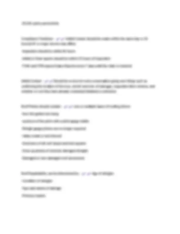 TWIA Field Adjuster Certification Exam: Q&amp;A for 2025/2026 | Exams Public Policy | Docsity