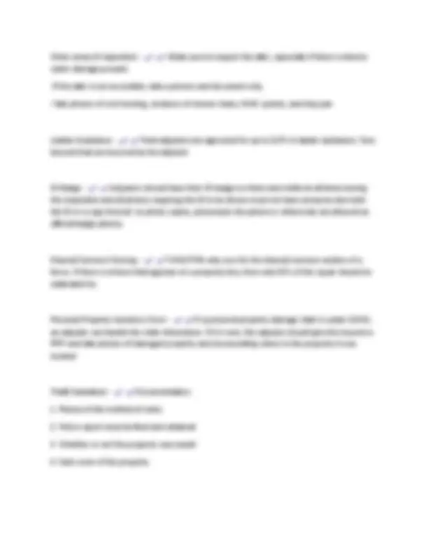 TWIA Field Adjuster Certification Exam: Q&amp;A for 2025/2026 | Exams Public Policy | Docsity