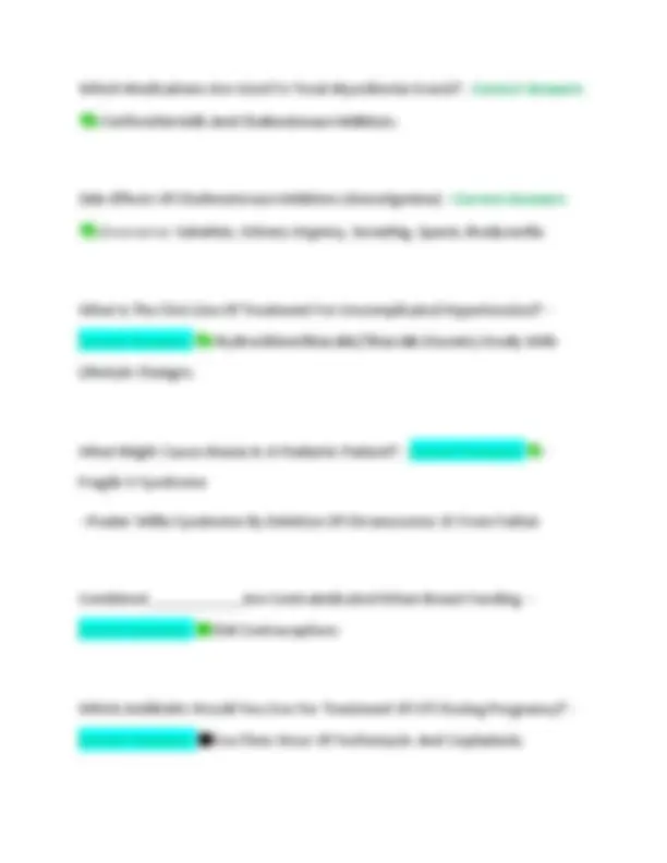 WGU D027 Pathophysiology and Pharmacology Exam Questions and Verified ...