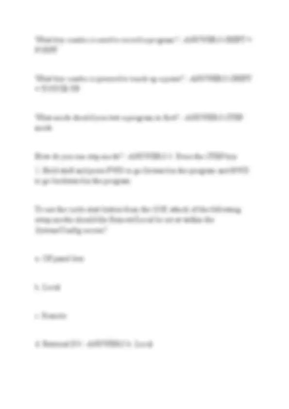 FANUC Robot Certification Exam Questions and Answers | Exams Mechanical ...