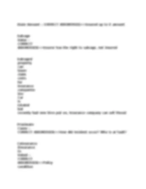 Property Insurance Exam Questions and Answers: HO and DP Forms | Exams ...