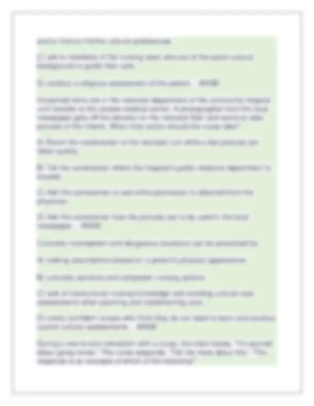 Nursing 105 Final Exam Questions and Answers 2025-2026. Graded A ...