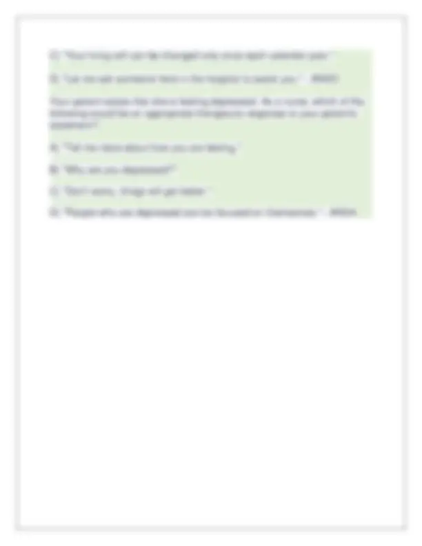 Nursing 105 Final Exam Questions and Answers 2025-2026. Graded A ...