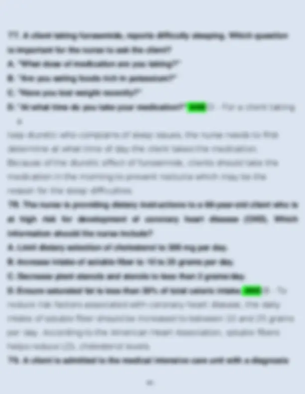 HESI Med Surg 1 Final Exam Questions and Answers 2023 (Verified Answers ...