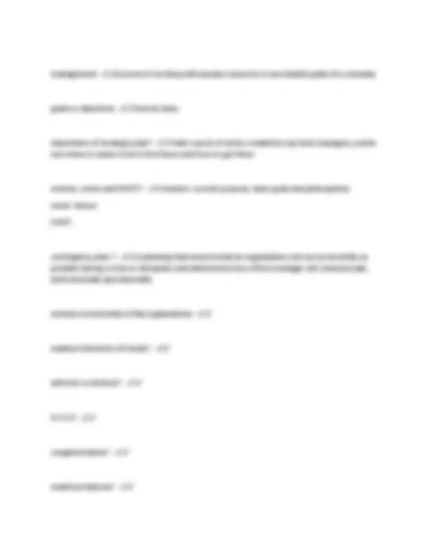 BUS 100 Final Exam Review: Small Business Concepts and Entrepreneurship ...