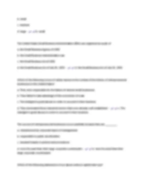 ENT 2113 Final Exam Questions and Answers (2025/2026) | Exams Business ...