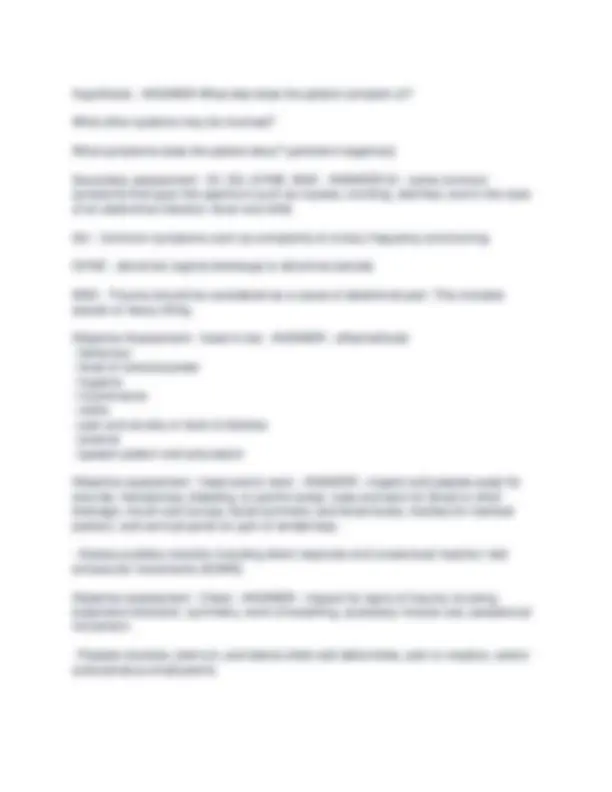 Emergency Nursing Final Exam Review: Key Concepts and Solutions | Exams ...