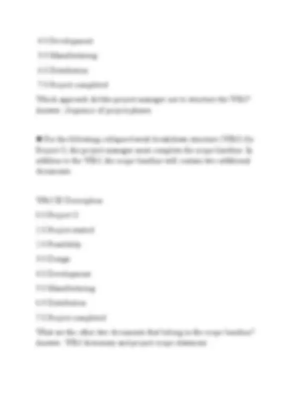 WGU C722 PROJECT MANAGEMENT EXAM STUDY GUIDE 2026 TEST PAPER QUESTIONS ...