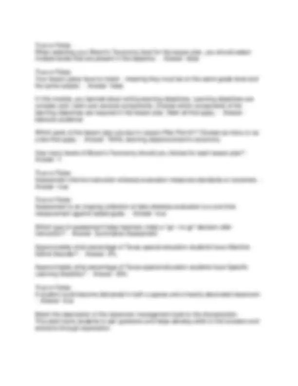 EDUC 1301 FINAL EXAM REVIEW QUESTIONS | Exams Social Sciences | Docsity