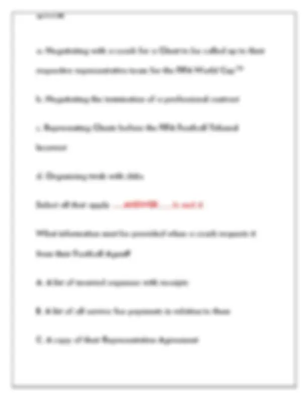 FIFA Agent Exam Study Guide 2025/2026: Questions and Answers | Exams ...