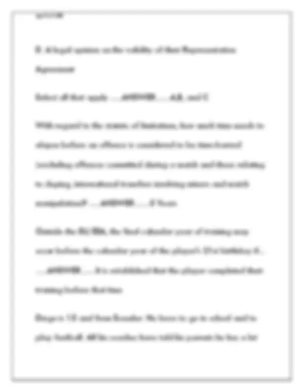 FIFA Agent Exam Study Guide 2025/2026: Questions and Answers | Exams ...
