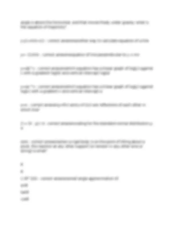 A-Level Maths Questions and Answers 2025/2026 | Exams Nursing | Docsity