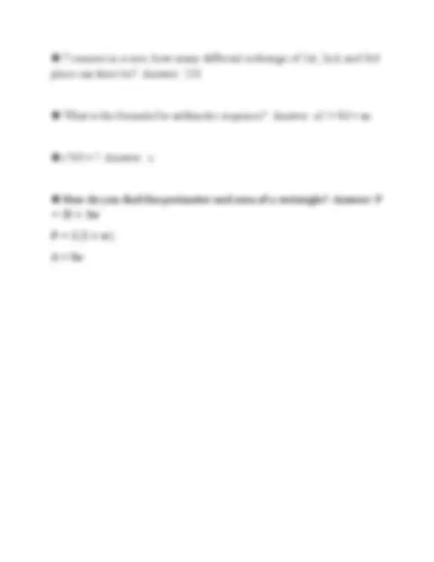 MATHNASIUM INSTRUCTOR LEVEL 1 EXAMINATION TEST 2026 QUESTIONS WITH SOLUTIONS GRADED A+ | Exams ...