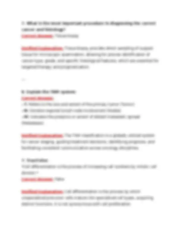 BIOD 331 | NURS 231 Pathophysiology Module 2 Exam 2025/2026 | Verified ...
