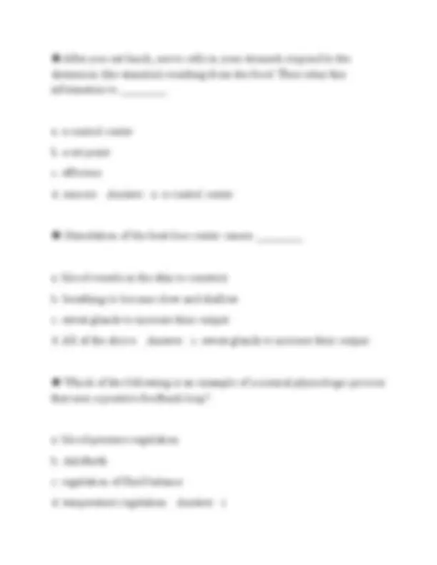 HS 2211 HUMAN ANATOMY & PHYSIOLOGY EXAM SCRIPT 2026 FULL QUESTIONS AND ...